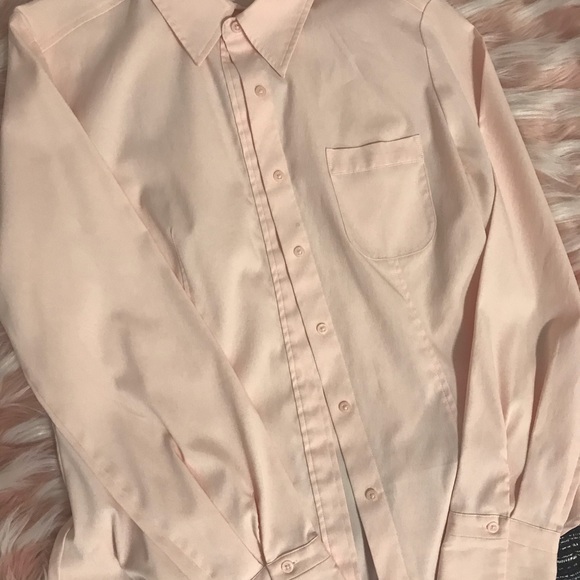 Express stretch button down shirt light pink - Picture 3 of 3